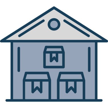 Otel modern simge vektör illüstrasyonu