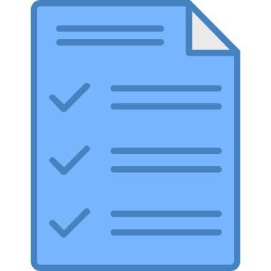 dosya vektör renk çizgisi simgesi