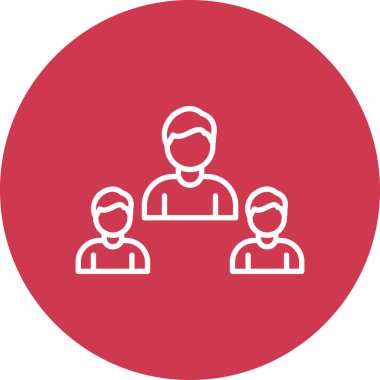 İnsan simgesinin vektör illüstrasyonu