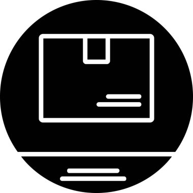 Bilgisayar simgesinin vektör illüstrasyonu