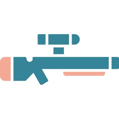 Silah. Web simgesi basit illüstrasyon