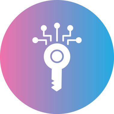 Anahtar. Web simgesi basit illüstrasyon