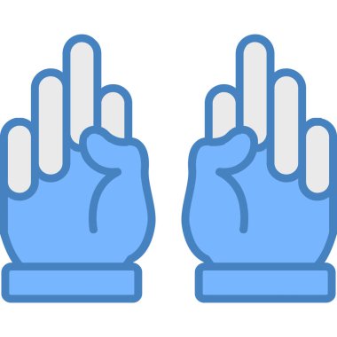 işaret işareti simgesi doldurulmuş ana hat biçiminde