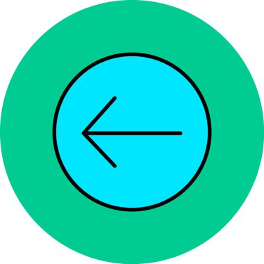 ok simgesi vektör illüstrasyonu