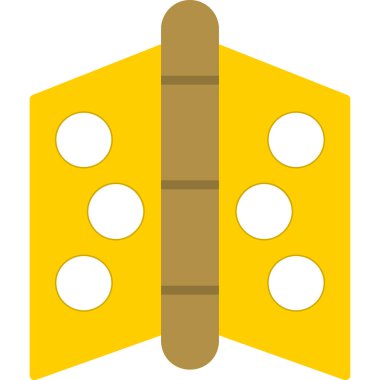 Peynirin düz renk simgesi