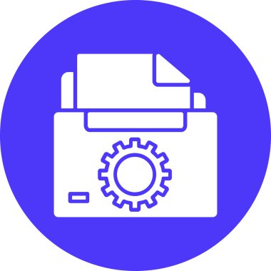 Bir kameranın vektör illüstrasyonu