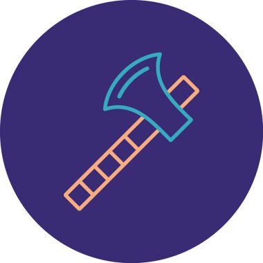 Balta simgesinin vektör illüstrasyonu