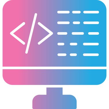 kod web vektör resimleme arkaplanı