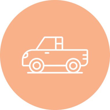 araba simgesi vektör illüstrasyonu