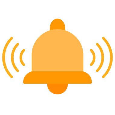 bir çanın düz renk çizimi