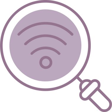 Wifi simgesi, vektör illüstrasyonu