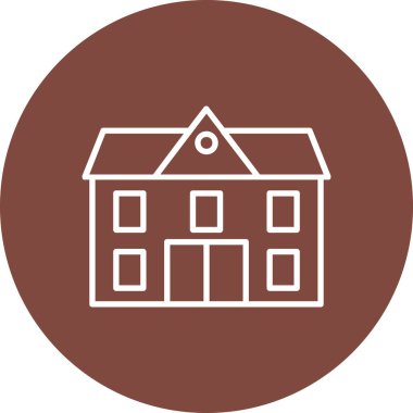 Ev simgesi vektör illüstrasyonu