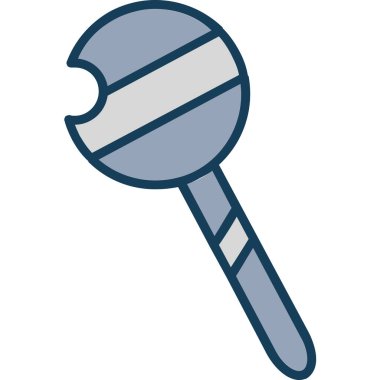 Çekiç ikonu vektör illüstrasyonu