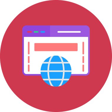 İnternet simgesi, web basit tasarımı