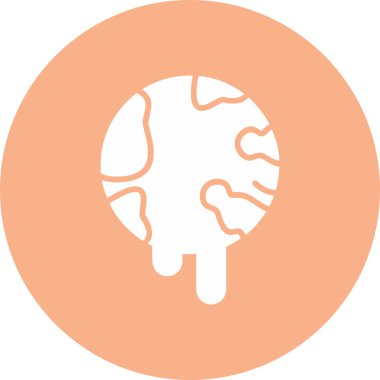 Beyin vektörü simgesi modern basit vektör illüstrasyonu