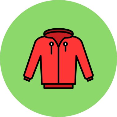 Ceket simge vektör çizim