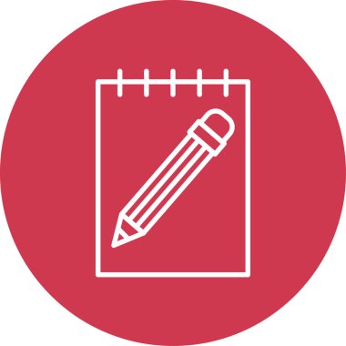 kalem simgesinin vektör illüstrasyonu