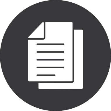 Vektör belgesi Simge illüstrasyonu