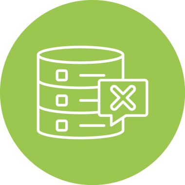 database icon in trendy style isolated background