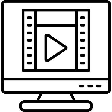 Video kamera simgesi, özet biçimi