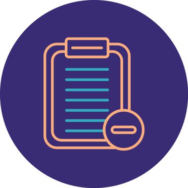 Kalem simgesi vektör illüstrasyon tasarımlı pano