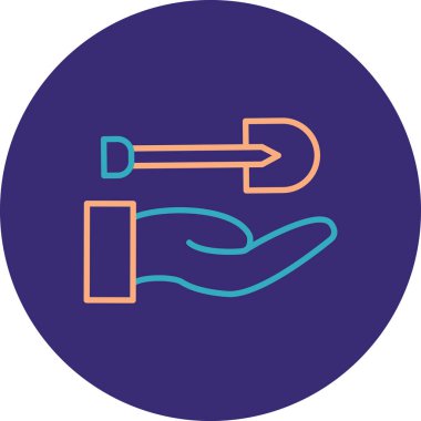 el simgesi vektör illüstrasyonu