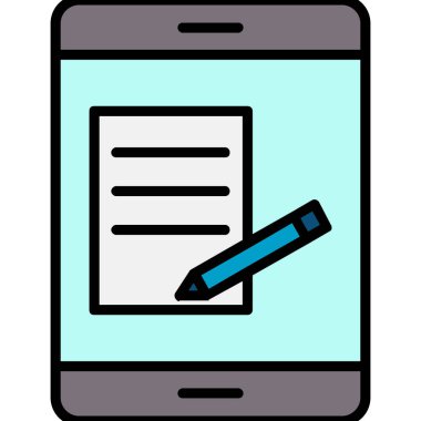 Belge simgesine sahip akıllı telefon