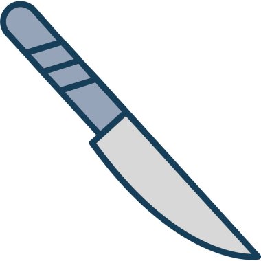 Bıçak ikonu. vektör illüstrasyonu