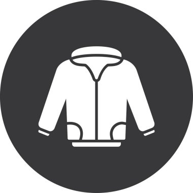 Ceket vektör simgesi modern basit vektör illüstrasyonu