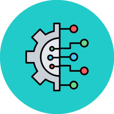 ağ vektörü simgesi modern basit tasarım