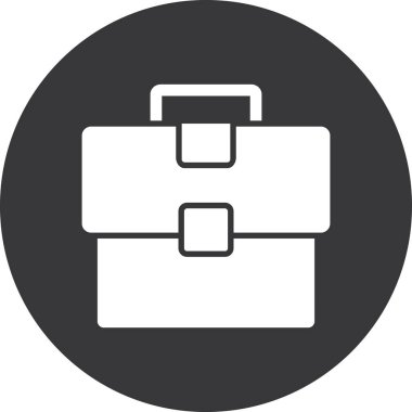 Evrak çantası Vektör Kabartma Simgesi Tasarımı