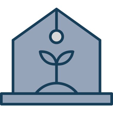 Çiçek bitkisi. Web simgesi