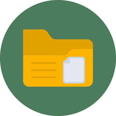 Dizinin Vektör İllüstrasyonu, Basit Simge