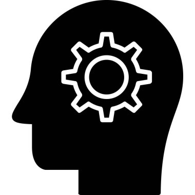 vektör simgesi olarak dişli başlık