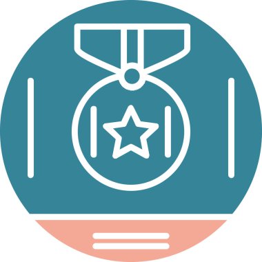 Ödül. Web simgesi basit illüstrasyon