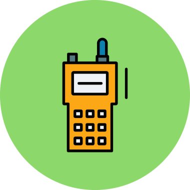 hesap makinesi simgesi vektör illüstrasyonu