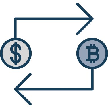Dolar simgesi vektör illüstrasyonu