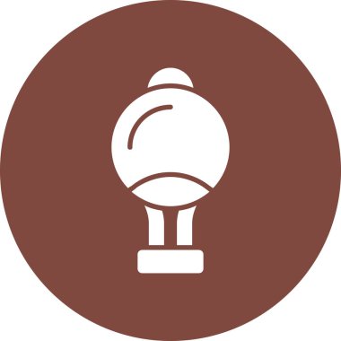 ampul simgesi, vektör illüstrasyonu