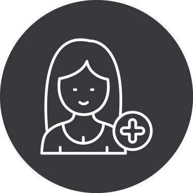 uzun saçlı kadın avatar