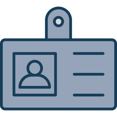 doldurulmuş özet biçiminde iş kimliği simgesi