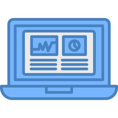 Bilgisayar. Web simgesi basit illüstrasyon