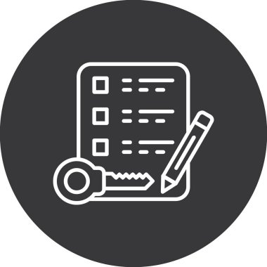 belge simgesi vektör illüstrasyonu