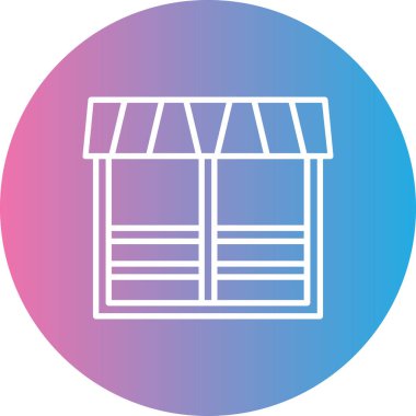 Modern b 'nin vektör illüstrasyonunda yiyecek ikonu yok