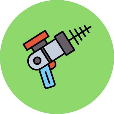 Bir matkap simgesinin vektör illüstrasyonu