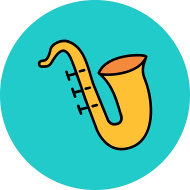 trompet simge vektör çizim