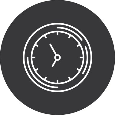 Saatin vektör illüstrasyonu