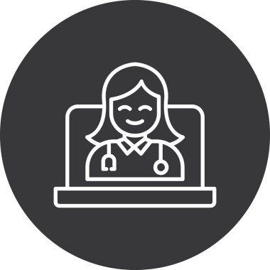 Doktor Simge vektör illüstrasyonu