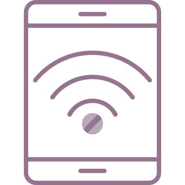 Web ve mobil uygulama tasarımınız için beyaz arkaplanda izole edilmiş Wi-fi simgesi vektörü, wi-fi logo kavramı