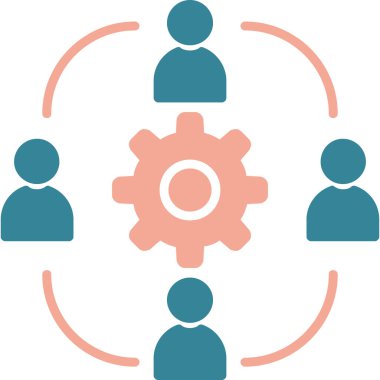 iş vektörü simgesi modern basit illüstrasyon