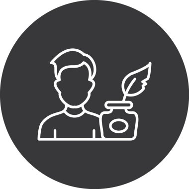 Modern eğitim ikonunun vektör illüstrasyonu